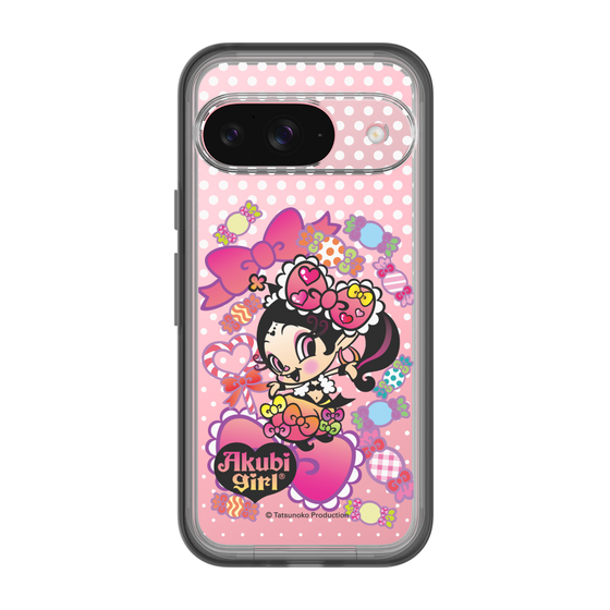 スリムプロテクションプレミアムケース［ アクビガール - キャンディーリボン ］
