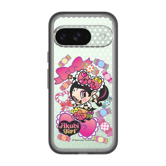 スリムプロテクションプレミアムケース［ アクビガール - キャンディーリボン ］