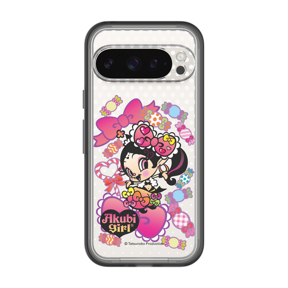 スリムプロテクションプレミアムケース［ アクビガール - キャンディーリボン ］