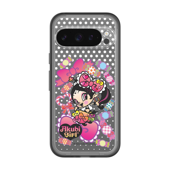 スリムプロテクションプレミアムケース［ アクビガール - キャンディーリボン ］