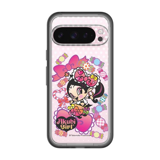 スリムプロテクションプレミアムケース［ アクビガール - キャンディーリボン ］