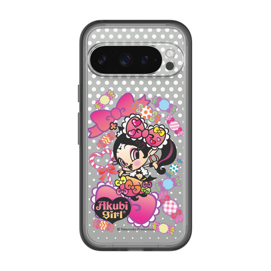 スリムプロテクションプレミアムケース［ アクビガール - キャンディーリボン ］