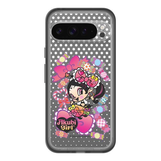 スリムプロテクションプレミアムケース［ アクビガール - キャンディーリボン ］