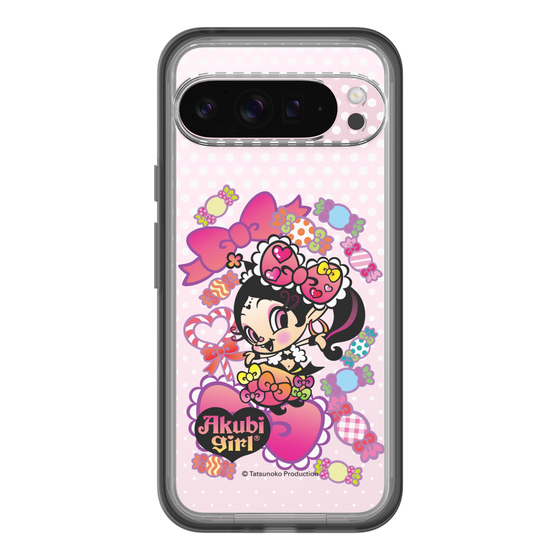 スリムプロテクションプレミアムケース［ アクビガール - キャンディーリボン ］