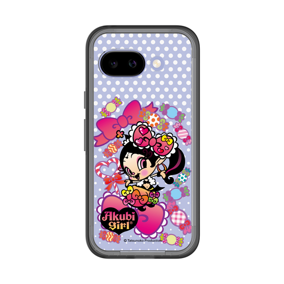 スリムプロテクションプレミアムケース［ アクビガール - キャンディーリボン ］