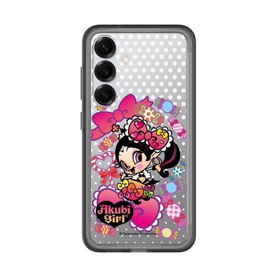 スリムプロテクションプレミアムケース［ アクビガール - キャンディーリボン ］