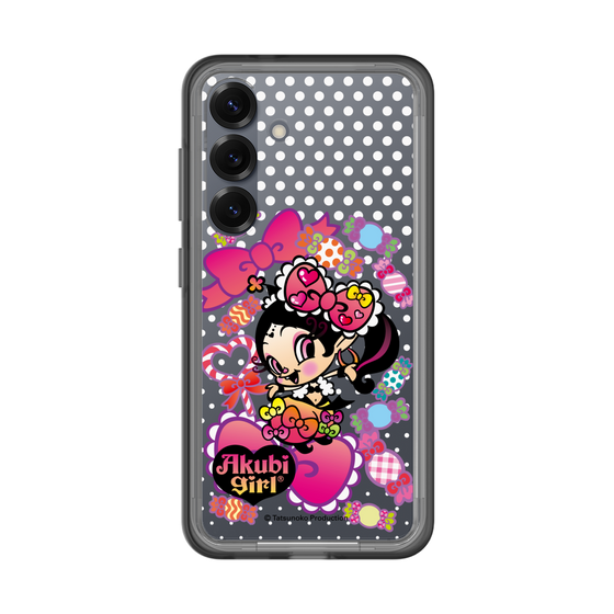 スリムプロテクションプレミアムケース［ アクビガール - キャンディーリボン ］