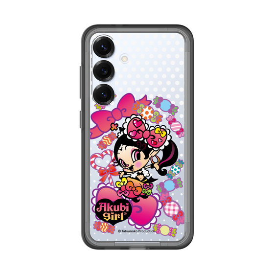 スリムプロテクションプレミアムケース［ アクビガール - キャンディーリボン ］