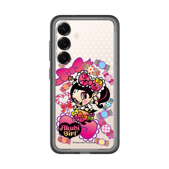 スリムプロテクションプレミアムケース［ アクビガール - キャンディーリボン ］