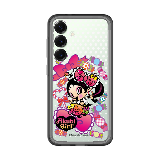 スリムプロテクションプレミアムケース［ アクビガール - キャンディーリボン ］