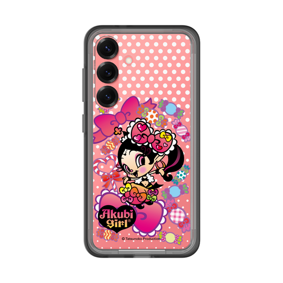スリムプロテクションプレミアムケース［ アクビガール - キャンディーリボン ］