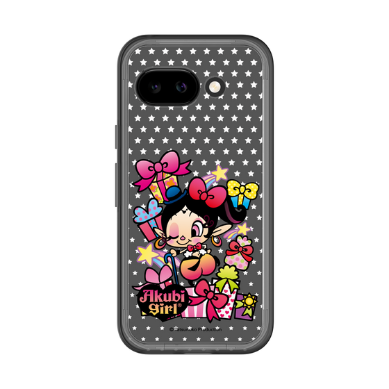 スリムプロテクションプレミアムケース［ アクビガール - プレゼントリボン ］