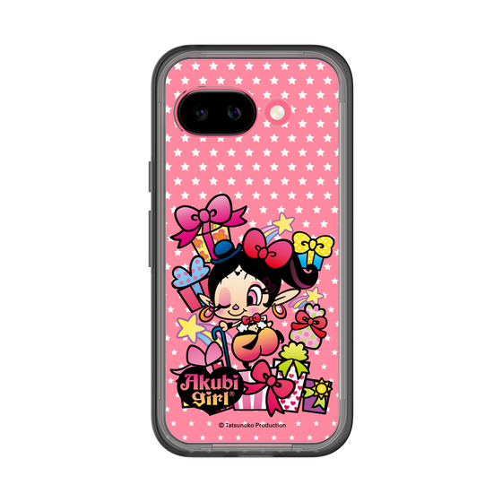 スリムプロテクションプレミアムケース［ アクビガール - プレゼントリボン ］