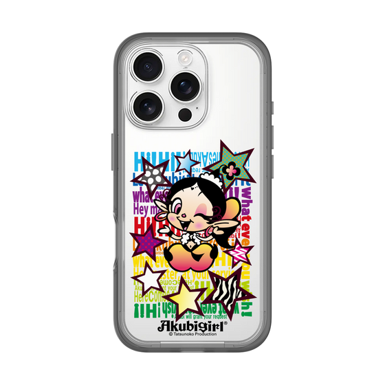 スリムプロテクションプレミアムケース［ アクビガール - スター ］