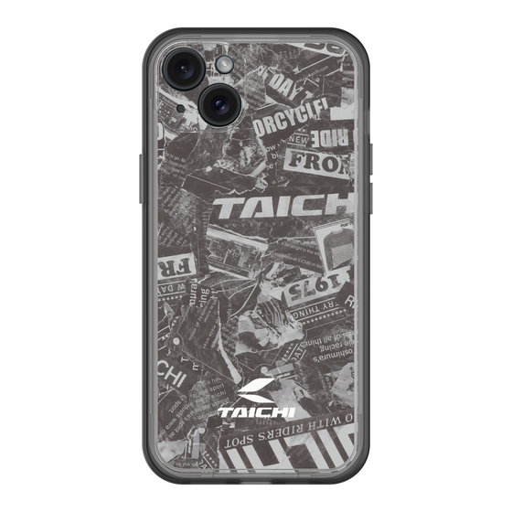 スリムプロテクションプレミアムケース［ TAICHI - NEWS BLACK ］