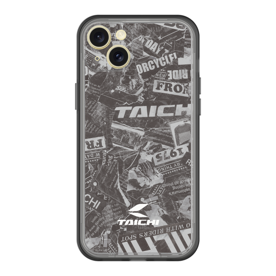 スリムプロテクションプレミアムケース［ TAICHI - NEWS BLACK ］