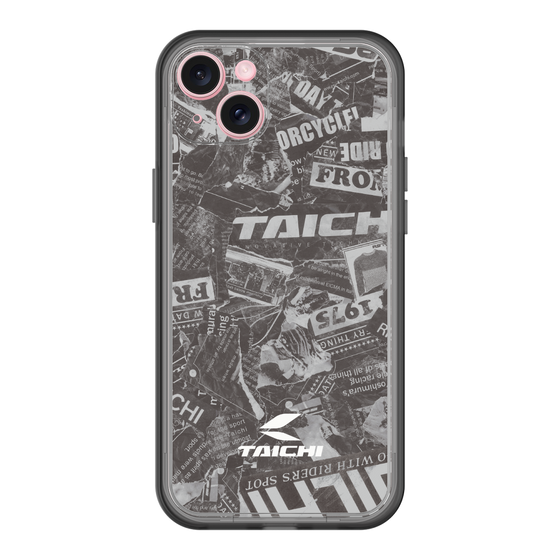 スリムプロテクションプレミアムケース［ TAICHI - NEWS BLACK ］