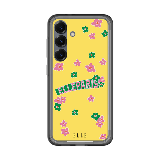 スリムプロテクションプレミアムケース［ ELLE - フラワー ］