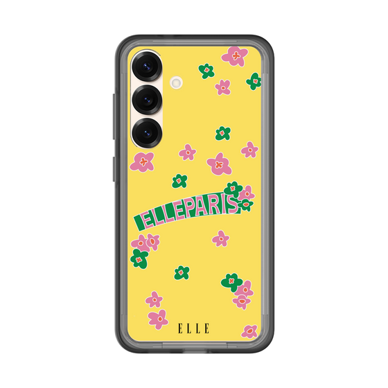 スリムプロテクションプレミアムケース［ ELLE - フラワー ］