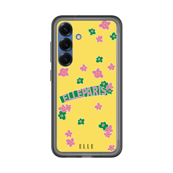 スリムプロテクションプレミアムケース［ ELLE - フラワー ］