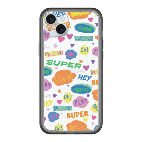 スリムプロテクションプレミアムケース［ オリジナル - カラフルモジ ］