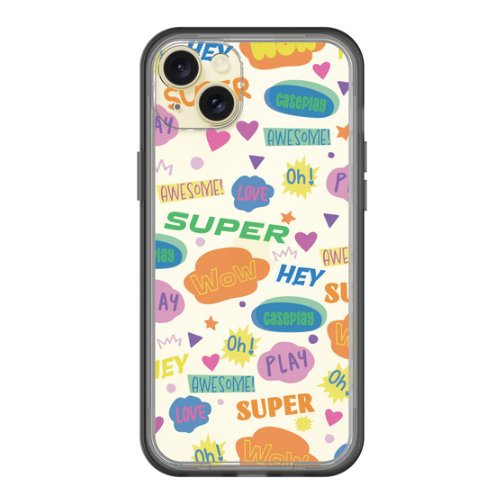 スリムプロテクションプレミアムケース［ オリジナル - カラフルモジ ］