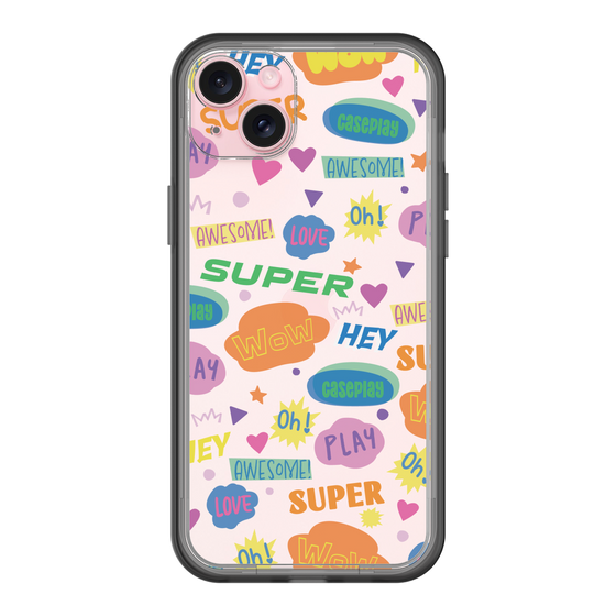 スリムプロテクションプレミアムケース［ オリジナル - カラフルモジ ］