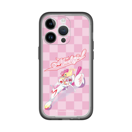 スリムプロテクションプレミアムケース［ マッハガール - チェック ］