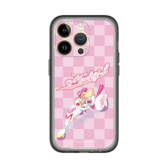 スリムプロテクションプレミアムケース［ マッハガール - チェック ］