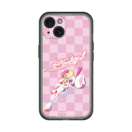 スリムプロテクションプレミアムケース［ マッハガール - チェック ］