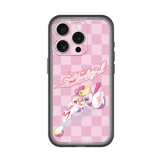 スリムプロテクションプレミアムケース［ マッハガール - チェック ］