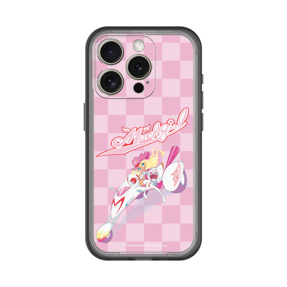 スリムプロテクションプレミアムケース［ マッハガール - チェック ］