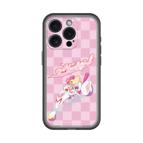 スリムプロテクションプレミアムケース［ マッハガール - チェック ］