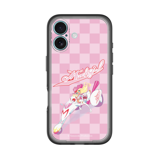 スリムプロテクションプレミアムケース［ マッハガール - チェック ］