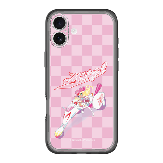 スリムプロテクションプレミアムケース［ マッハガール - チェック ］