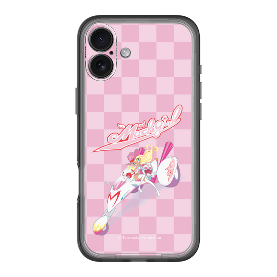 スリムプロテクションプレミアムケース［ マッハガール - チェック ］