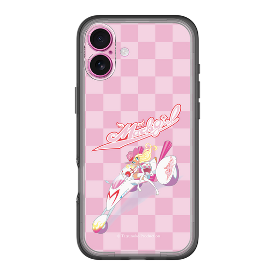 スリムプロテクションプレミアムケース［ マッハガール - チェック ］