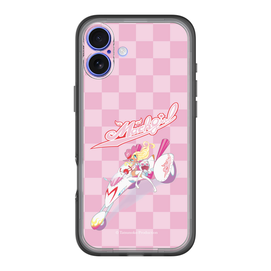 スリムプロテクションプレミアムケース［ マッハガール - チェック ］