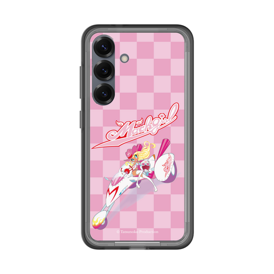 スリムプロテクションプレミアムケース［ マッハガール - チェック ］