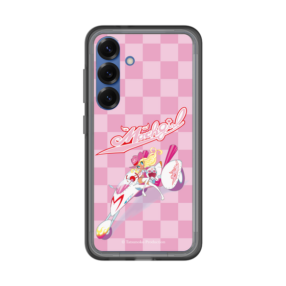 スリムプロテクションプレミアムケース［ マッハガール - チェック ］