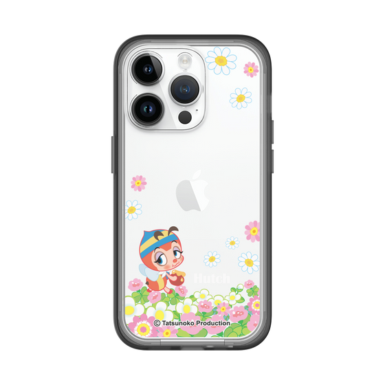 スリムプロテクションプレミアムケース［ 昆虫物語 みなしごハッチ - 花 ］