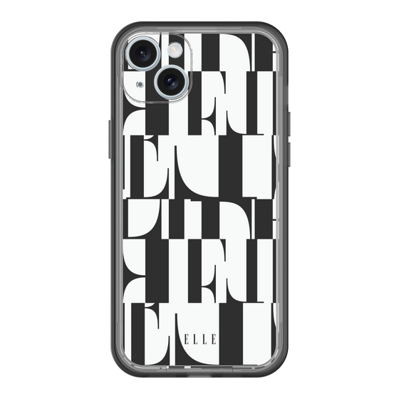 スリムプロテクションプレミアムケース［ ELLE - カットロゴ ］