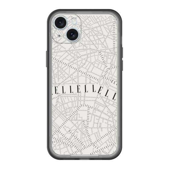 スリムプロテクションプレミアムケース［ ELLE - マップ ］