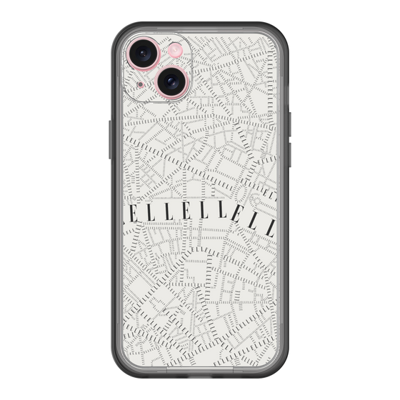 スリムプロテクションプレミアムケース［ ELLE - マップ ］