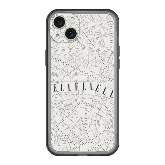 スリムプロテクションプレミアムケース［ ELLE - マップ ］