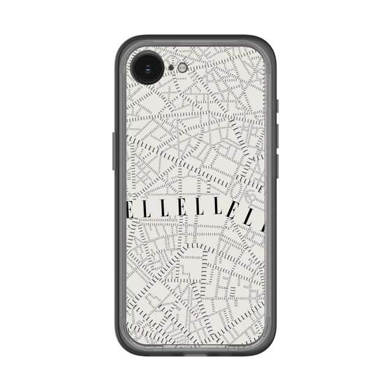 スリムプロテクションプレミアムケース［ ELLE - マップ ］