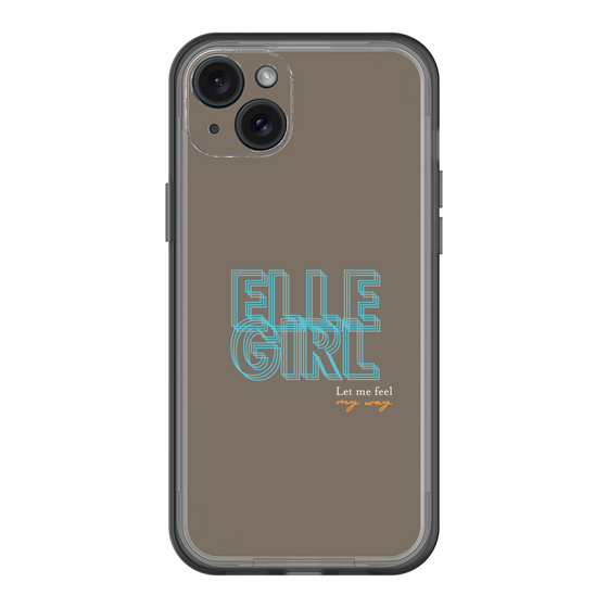 スリムプロテクションプレミアムケース［ ELLEgirl - ネオンロゴ ］