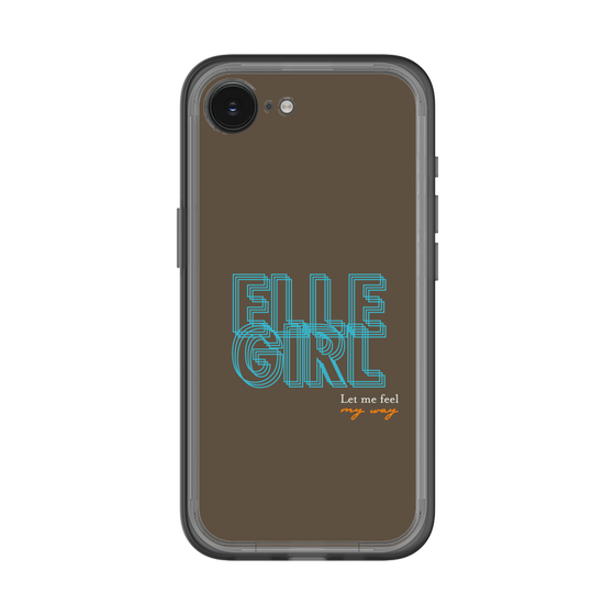 スリムプロテクションプレミアムケース［ ELLEgirl - ネオンロゴ ］