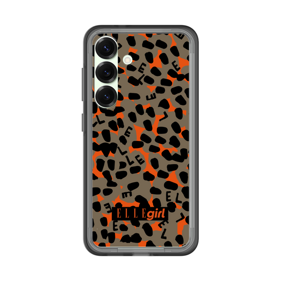 スリムプロテクションプレミアムケース［ ELLEgirl - レオパード - Brown ］