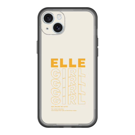 スリムプロテクションプレミアムケース［ ELLEgirl - ロゴ ］